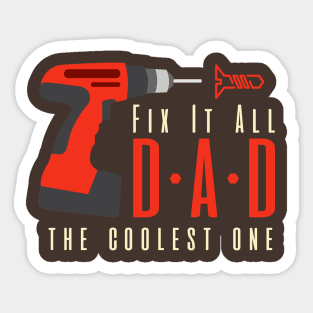 Fixer Dad Sticker